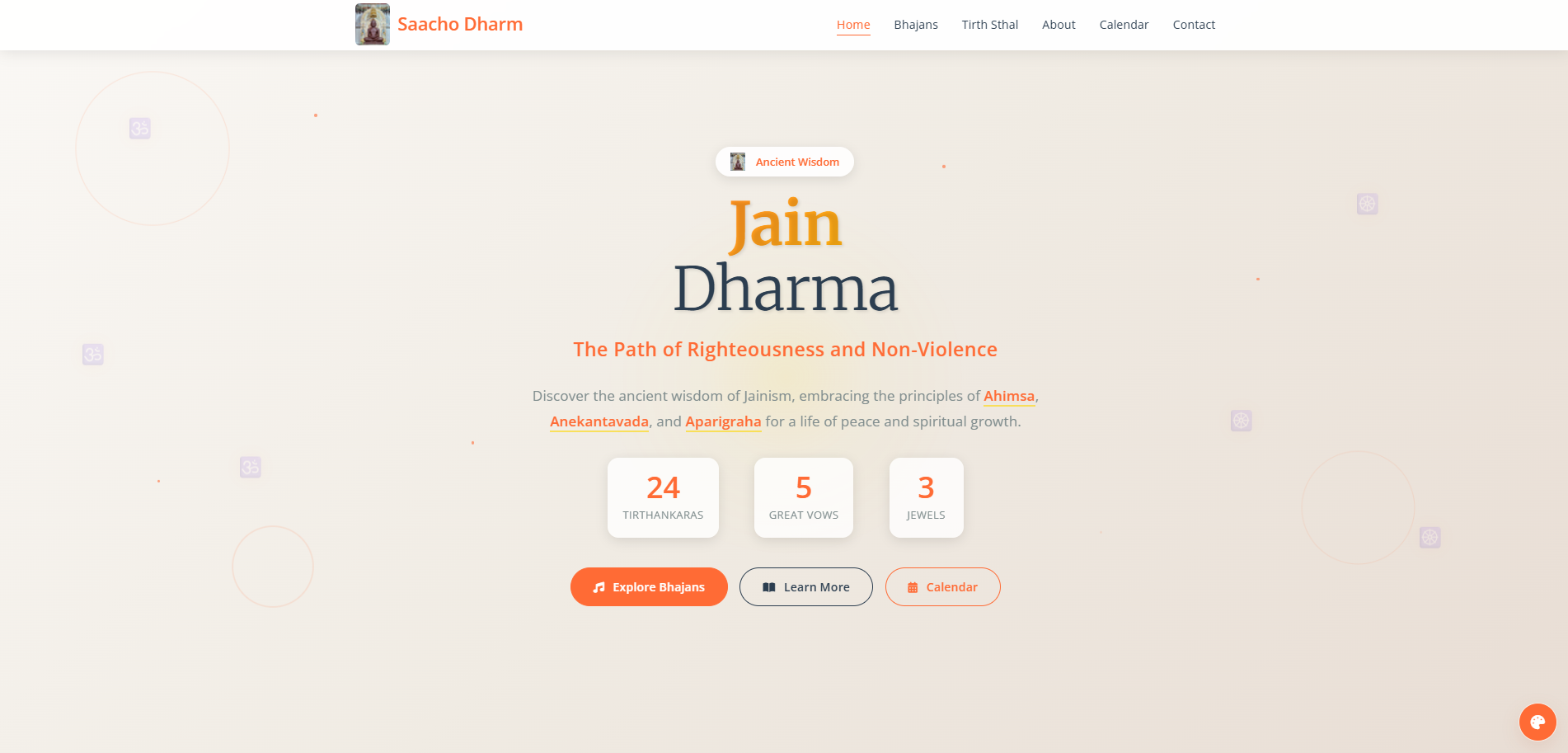 Saacho Dharm - Jain Spiritual Platform